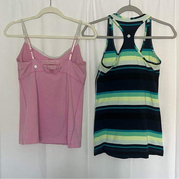 Women's Lululemon lot 2 tanks, 1 racerback 1 spaghetti strap - Picture 5 of 6
